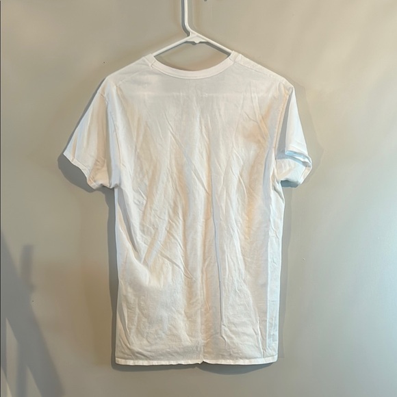 3 Fruit of the Loom White V-Neck Short Sleeve Tee - Picture 4 of 5
